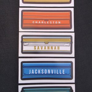 2026 GM Tailgate Tour Cities Sticker Pack